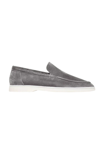 Mocassin suède · Gris