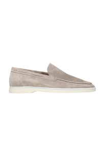 Mocassin suède · Taupe clair
