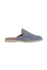 Mule suède · Bleu clair