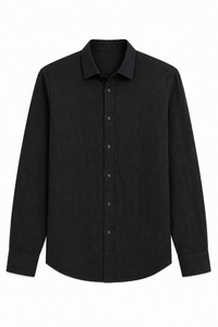 Chemise lin · Noir