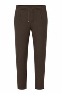 Pantalon smart stretch · Marron