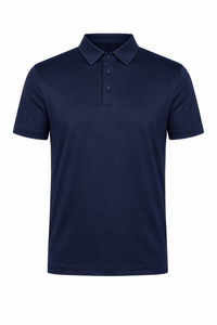 Polo mercerisé · Marine