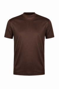 T-shirt mercerisé · Marron