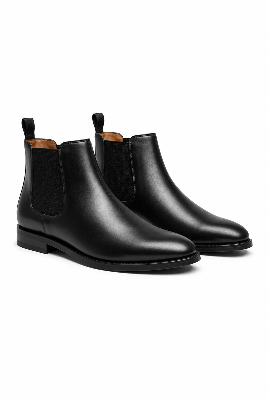 Suede Chelsea boot · Black — View 2
