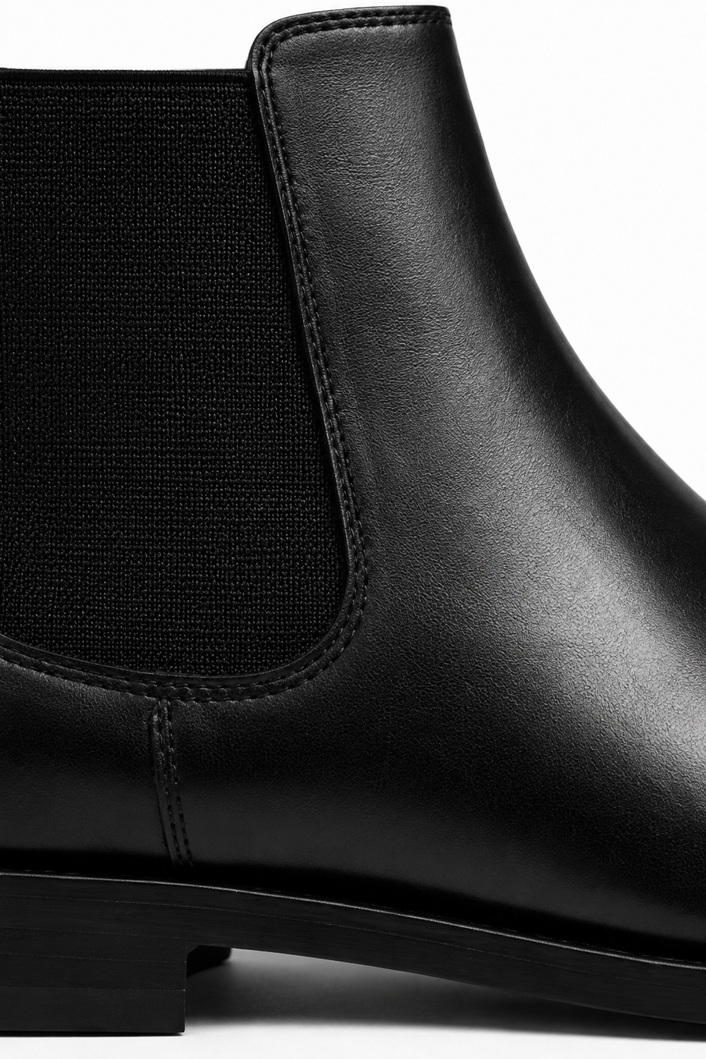 Bottine Chelsea suède · Noir - vue 3