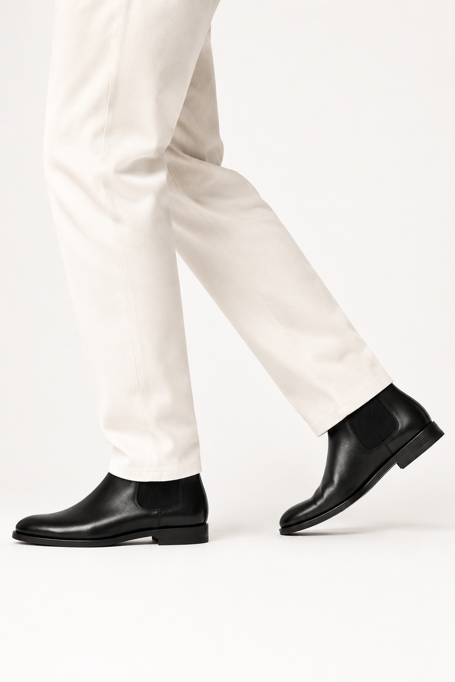Suede Chelsea boot · Black — View 5