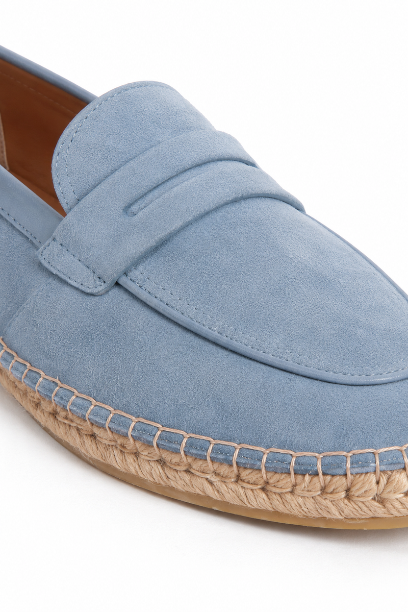 Espadrille-Loafer aus Veloursleder — Ansicht 3