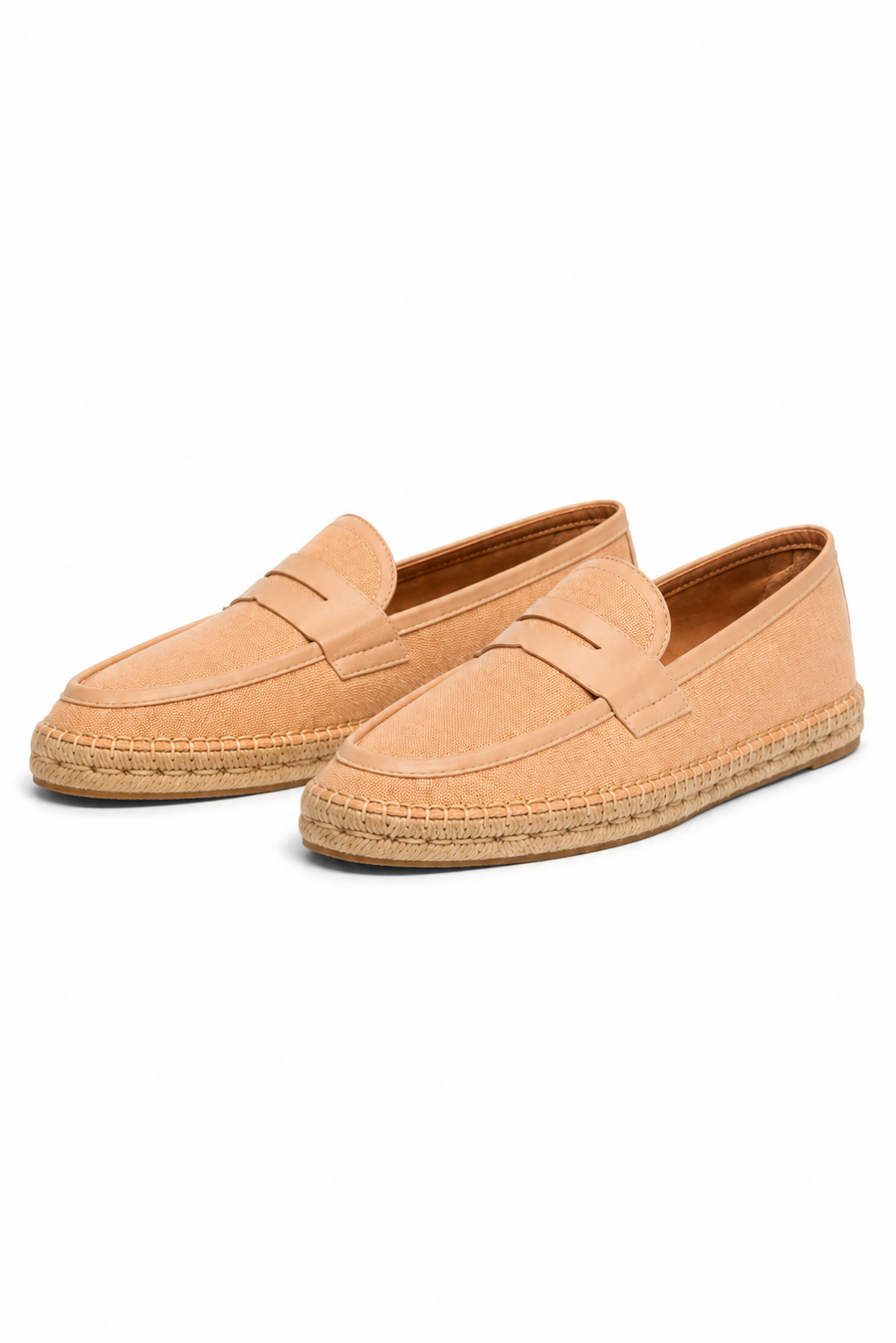 Horsebit espadrille loafer · Peach — View 2