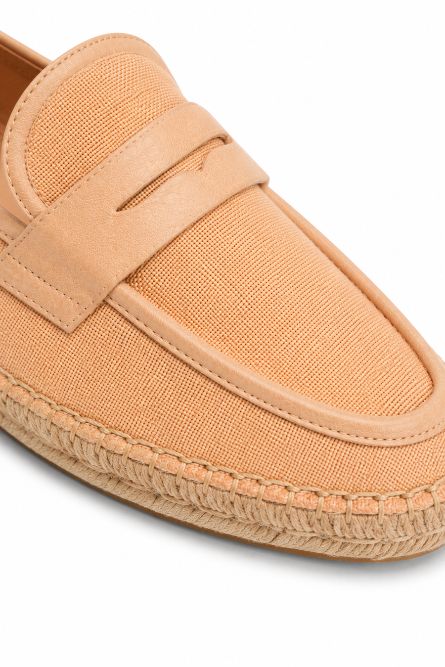 Horsebit espadrille loafer · Peach — View 3