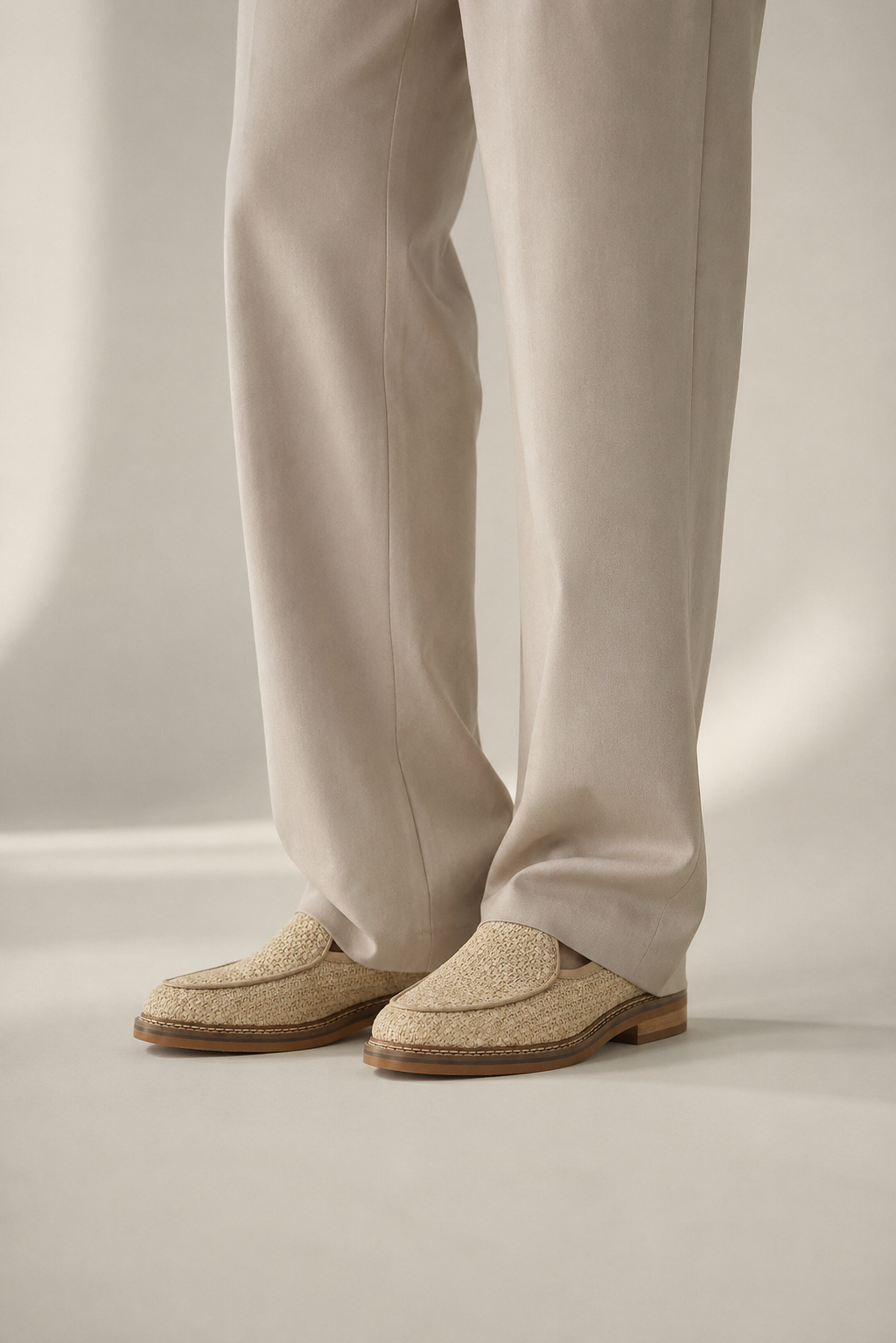 Mocassin texturé · Beige doré - vue 4