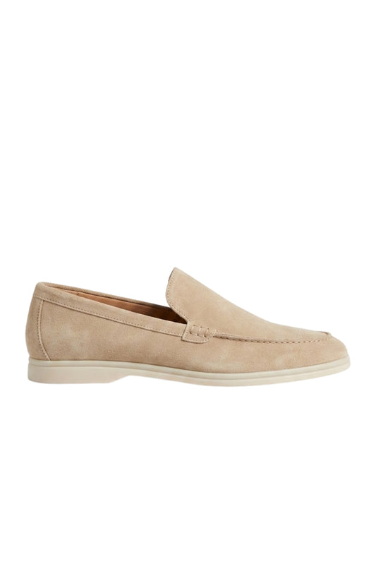 Wildleder-Loafer · Beige