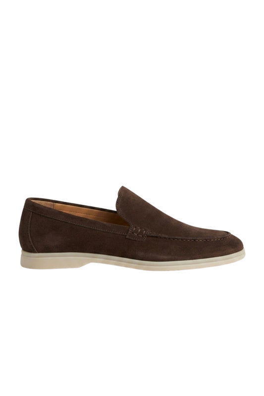 Wildleder-Loafer · Dunkelbraun
