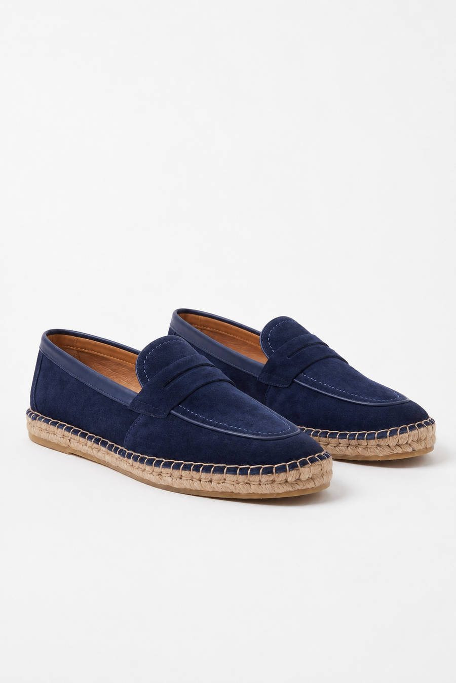 Horsebit espadrille loafer · Midnight blue — View 2