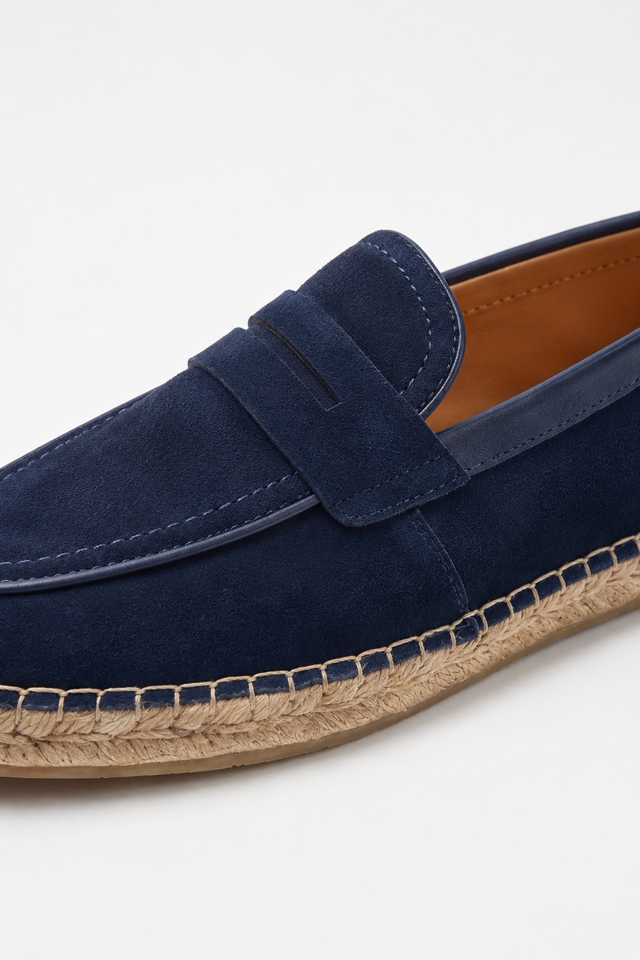 Horsebit espadrille loafer · Midnight blue — View 3
