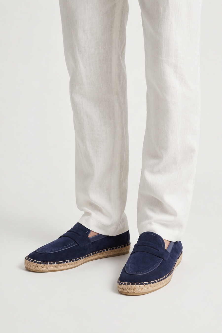 Horsebit espadrille loafer · Midnight blue — View 4