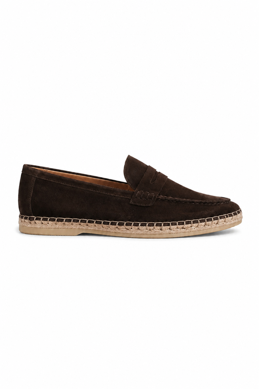 Mocassino espadrilla con morsetto · Caffè