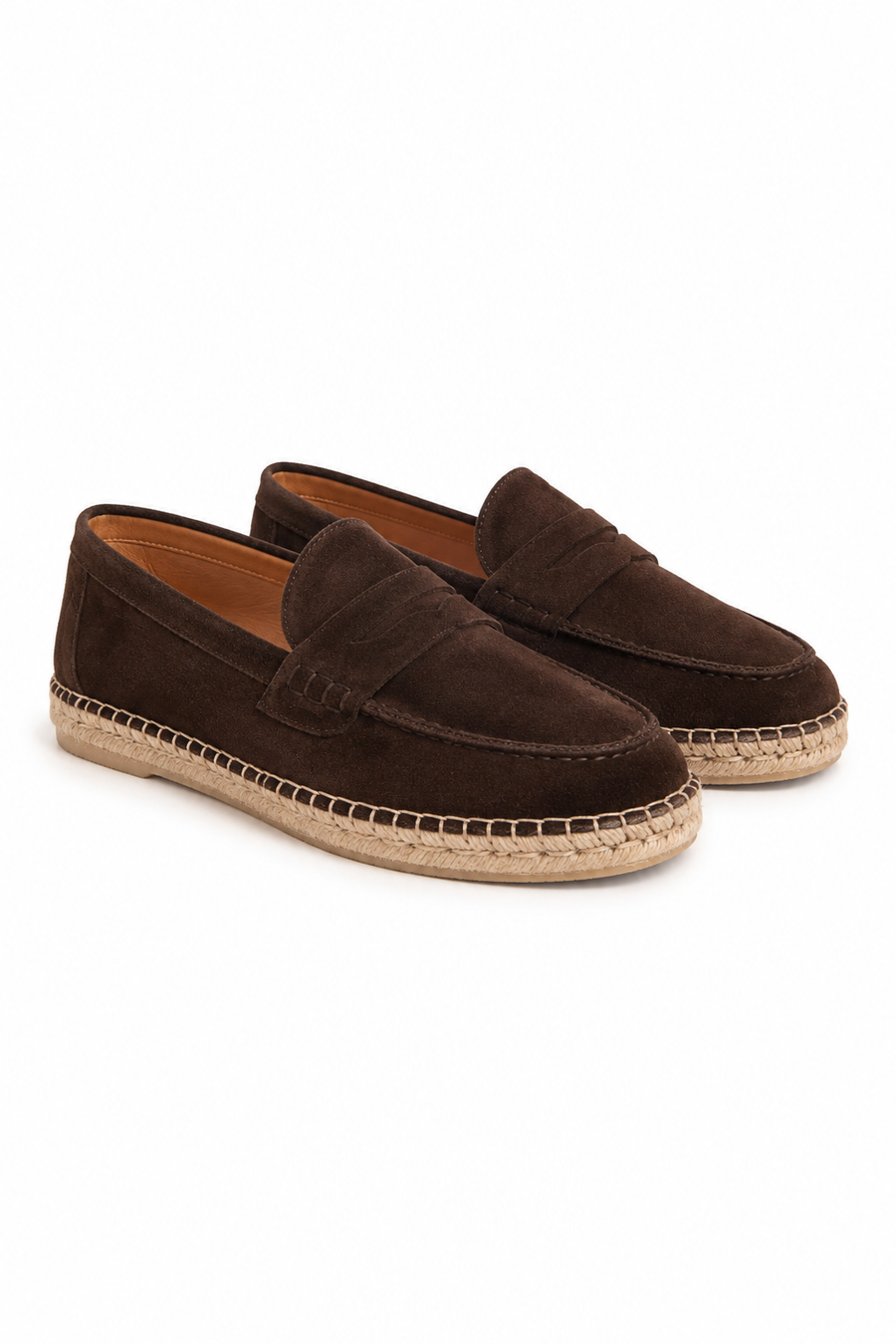 Mocassino espadrilla con morsetto · Caffè — Vista 2
