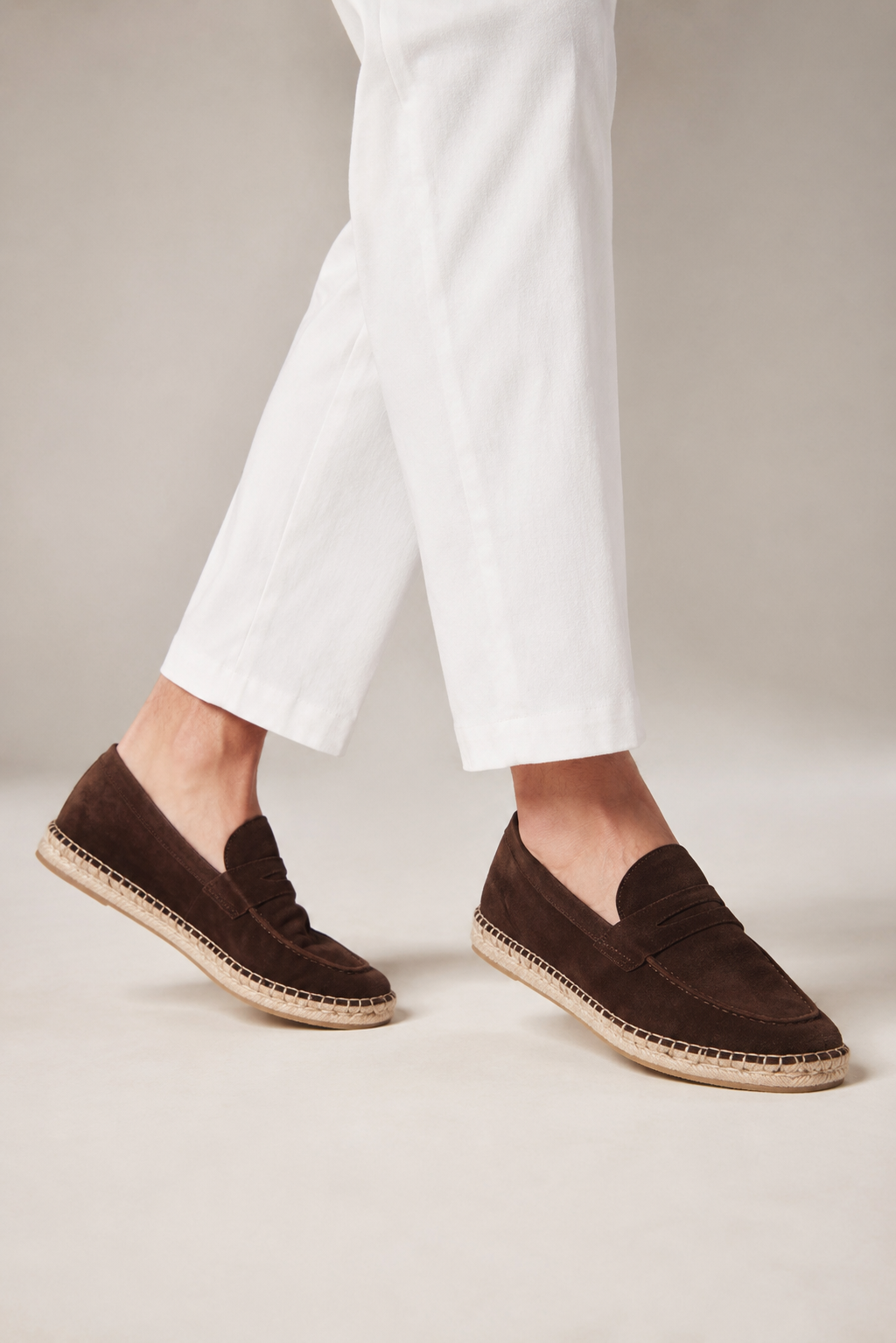 Mocassin espadrille à barrette · Café - vue 5