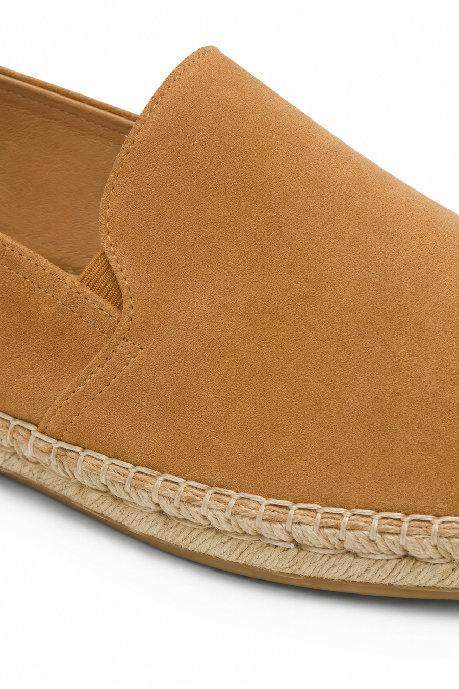 Mocassino espadrilla minimal · Cammello — Vista 3