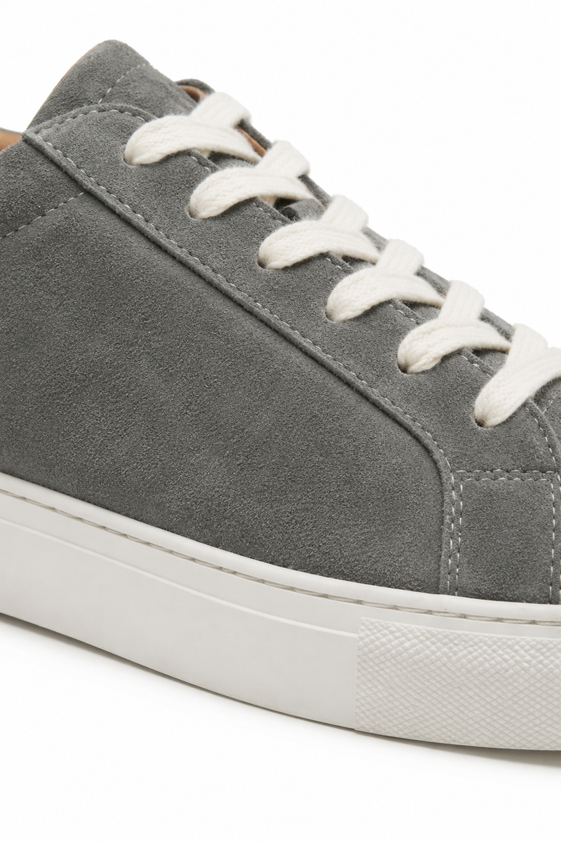 Sneaker bassa in camoscio — vista 3