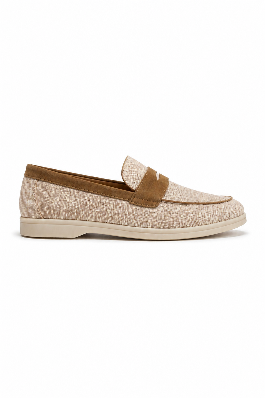 Woven horsebit loafer · Ash grey