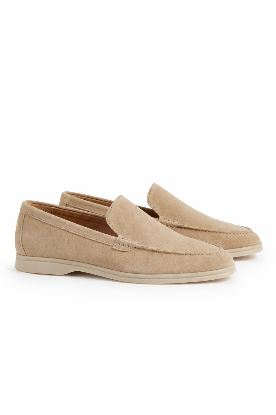 Wildleder-Loafer · Beige — Ansicht 2