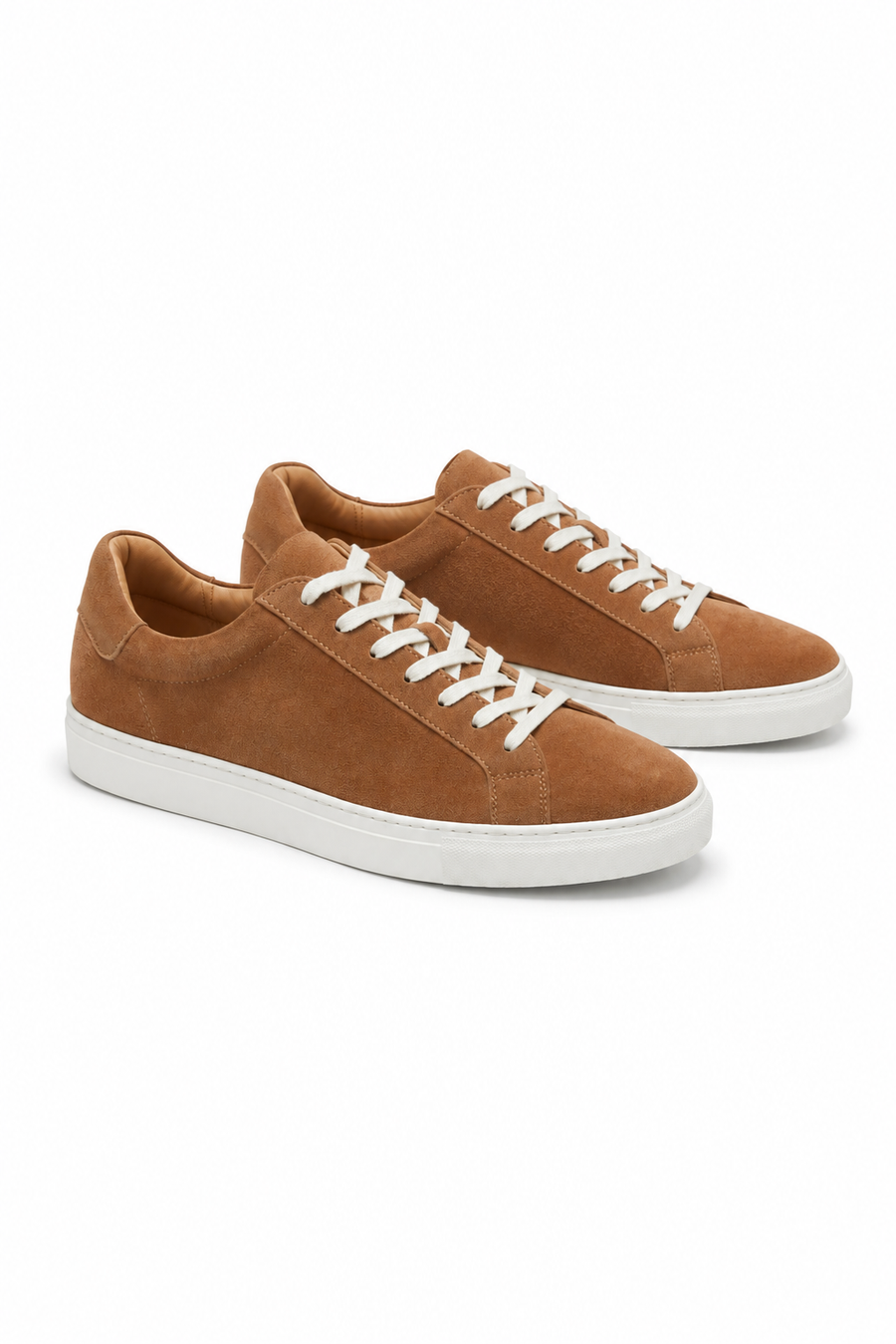 Sneaker basse suède · Marron clair — Vue 2