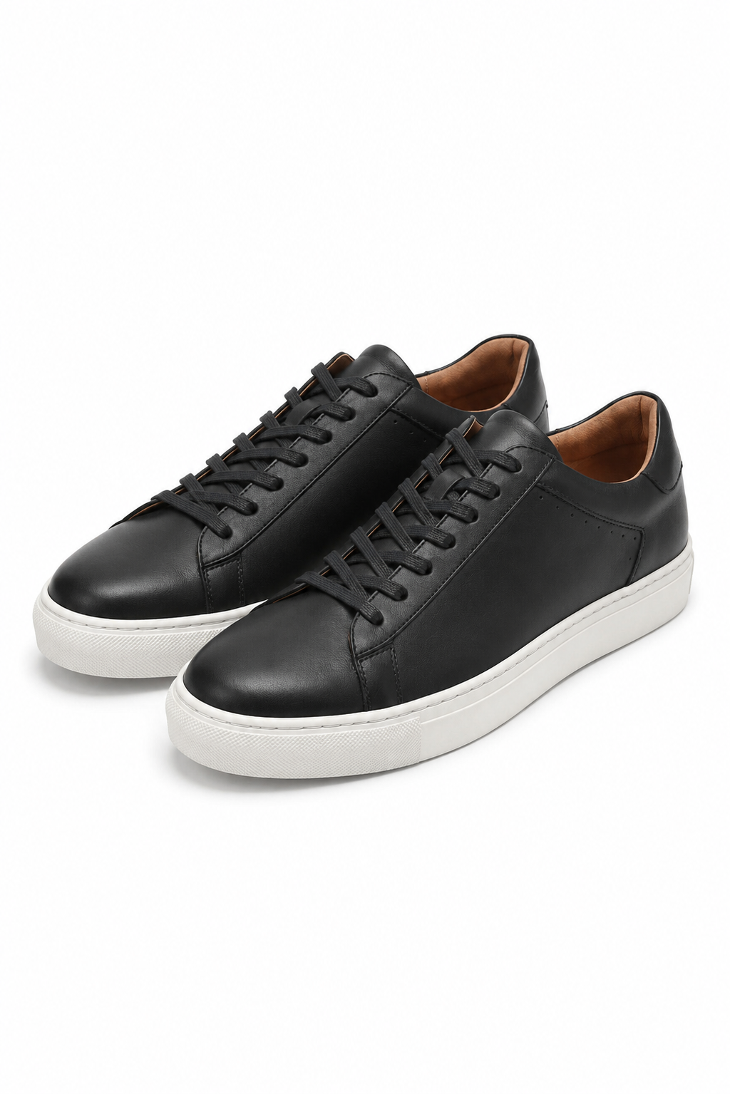 Sneaker basse cuir · Noir - vue 2