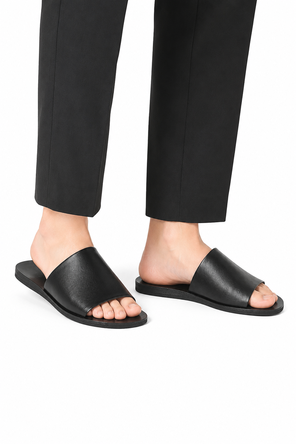 Mule cuir · Noir - vue 4