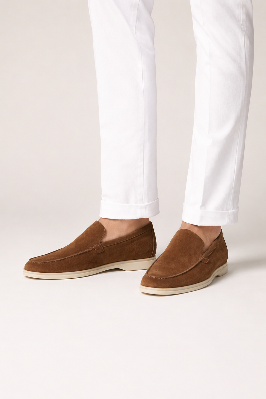 Wildleder-Loafer · Cognac — Ansicht 4