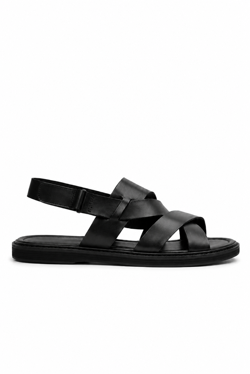 Sandale croisée espadrille