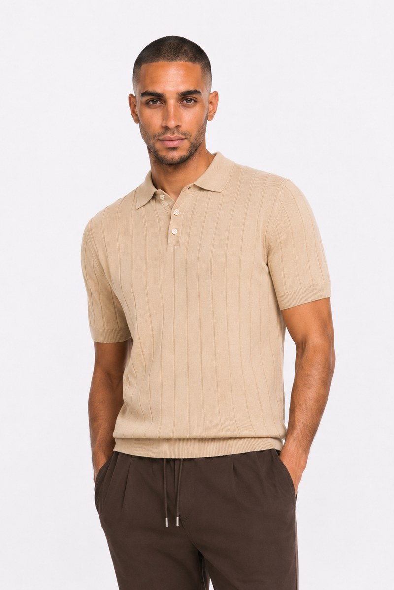 Polo côtelé — vue 2