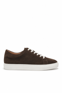 Sneaker basse suède · Café