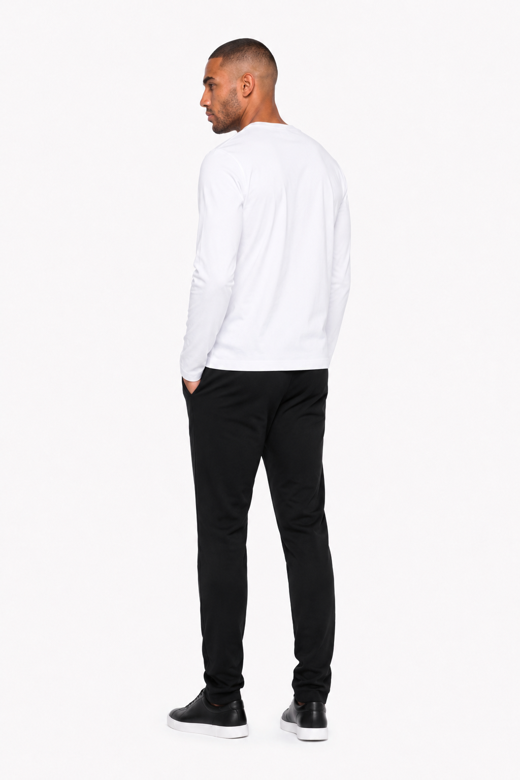 Pantalon smart stretch · Noir