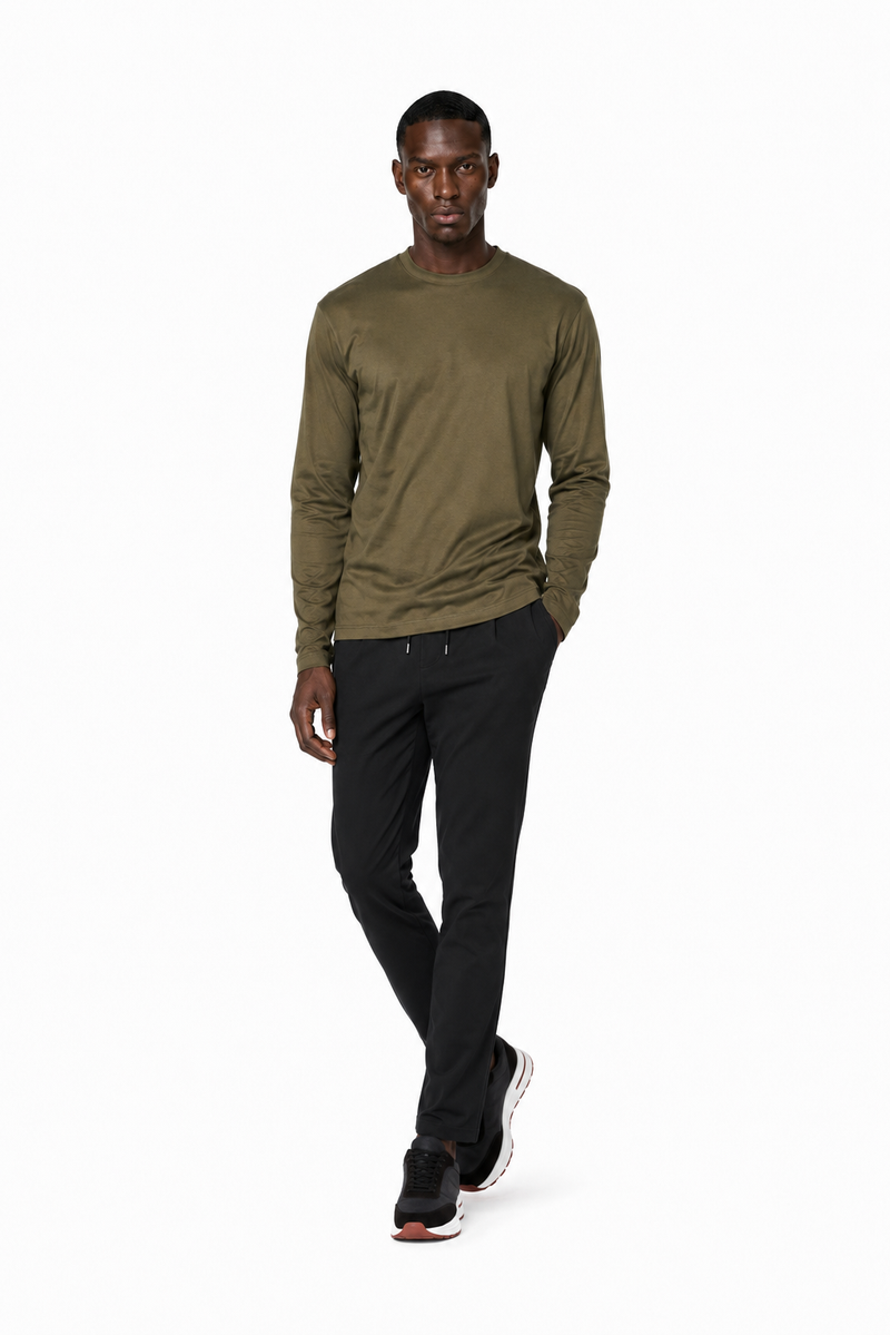T-shirt mercerisé manches longues — vue 2