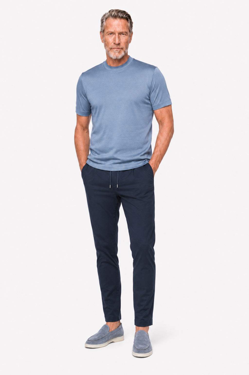 Pantalon smart stretch · Marine