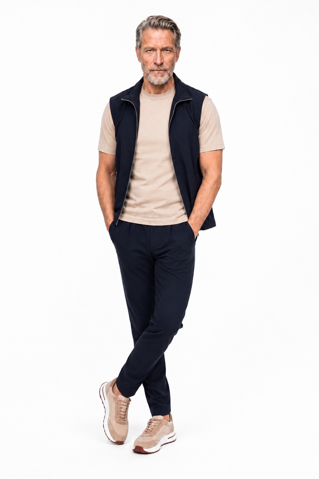 Gilet coupe-vent · Marine