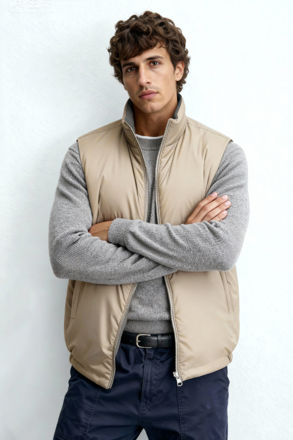 Bodywarmer réversible · Gris