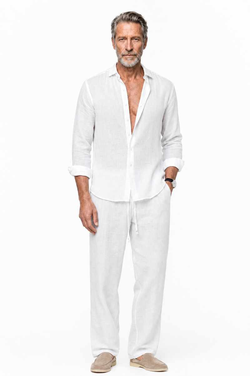 Chemise lin — vue 3