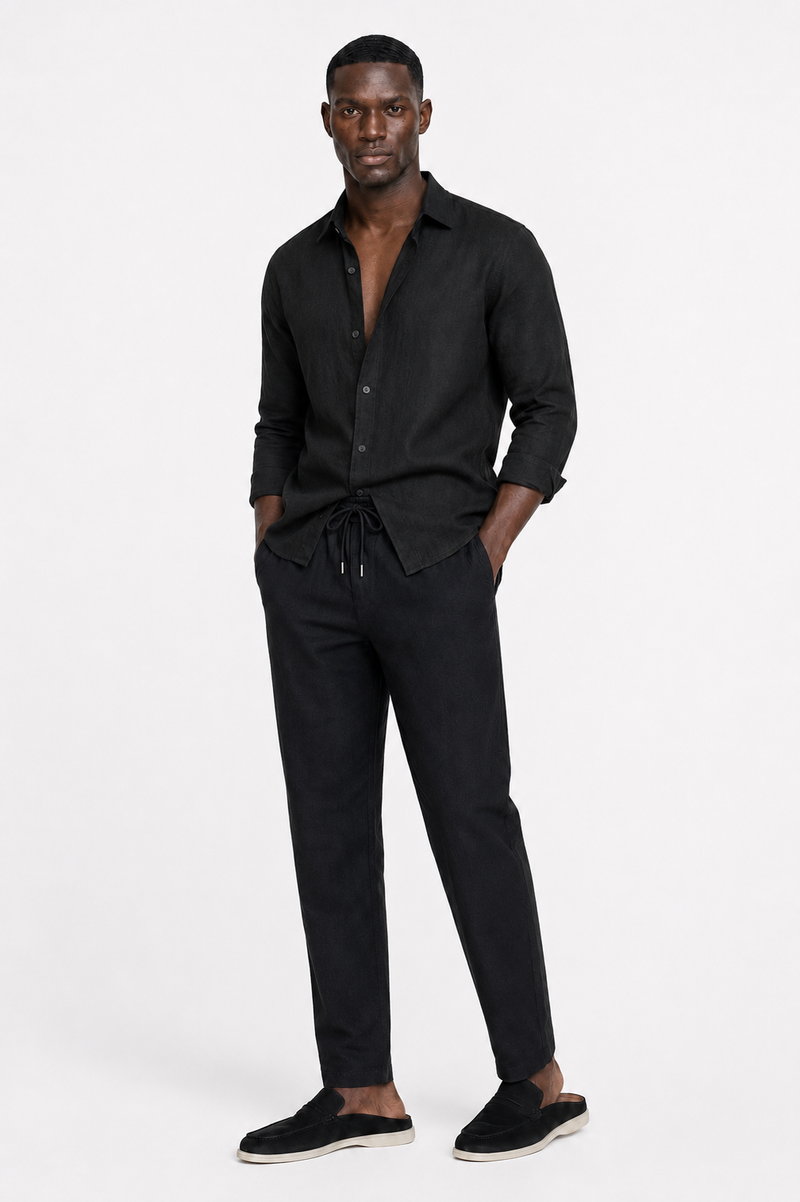 Chemise lin — vue 3