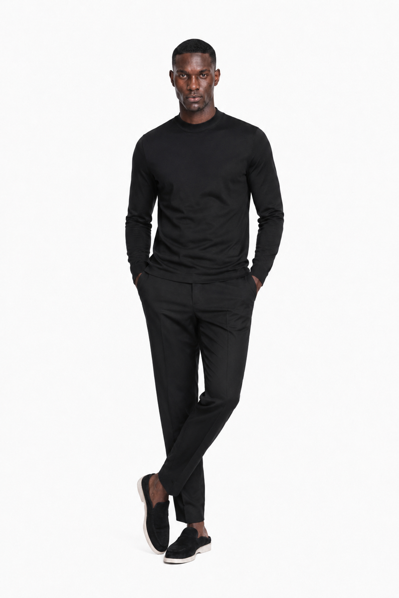 T-shirt mercerisé manches longues — vue 4