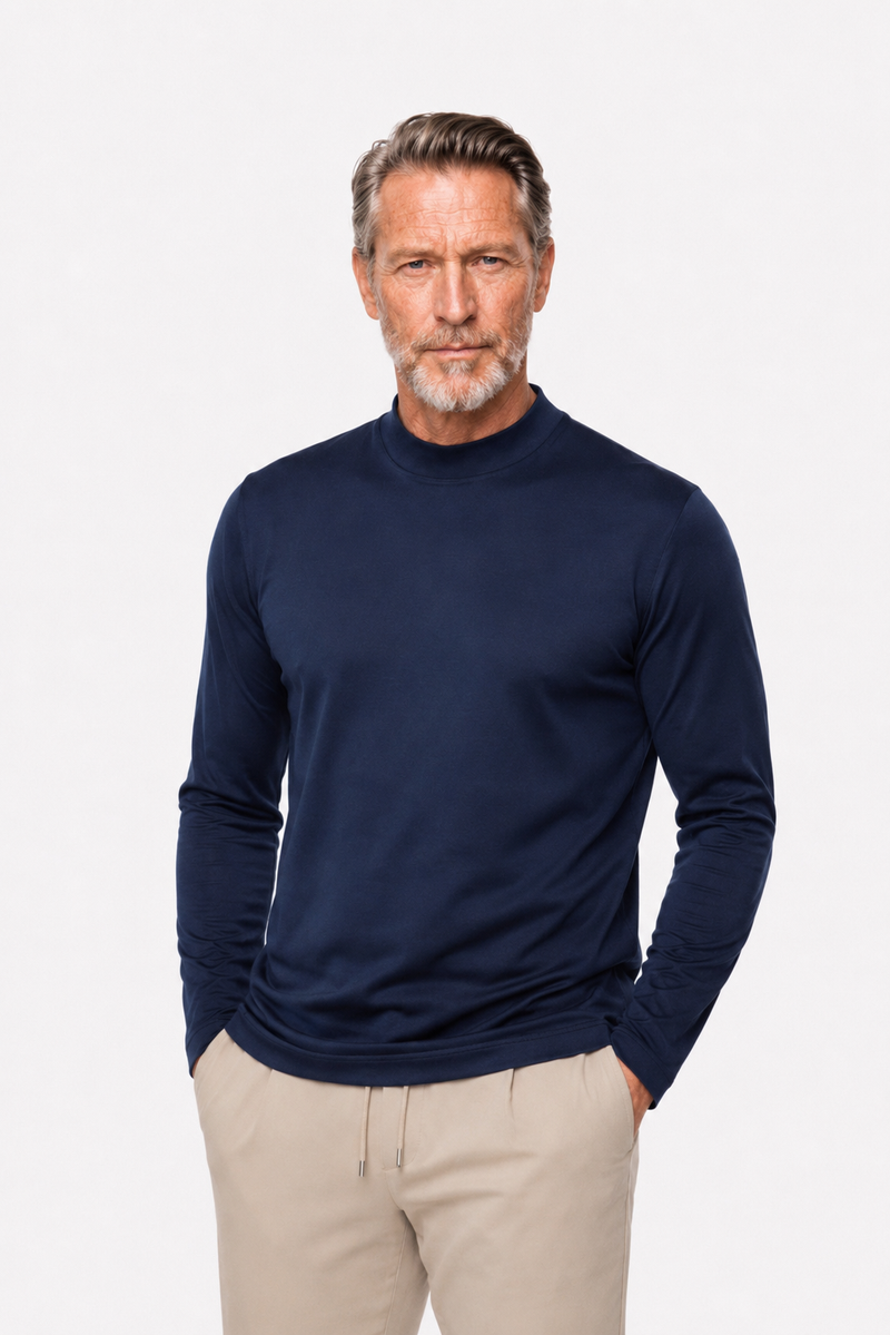 T-shirt mercerisé manches longues — vue 3
