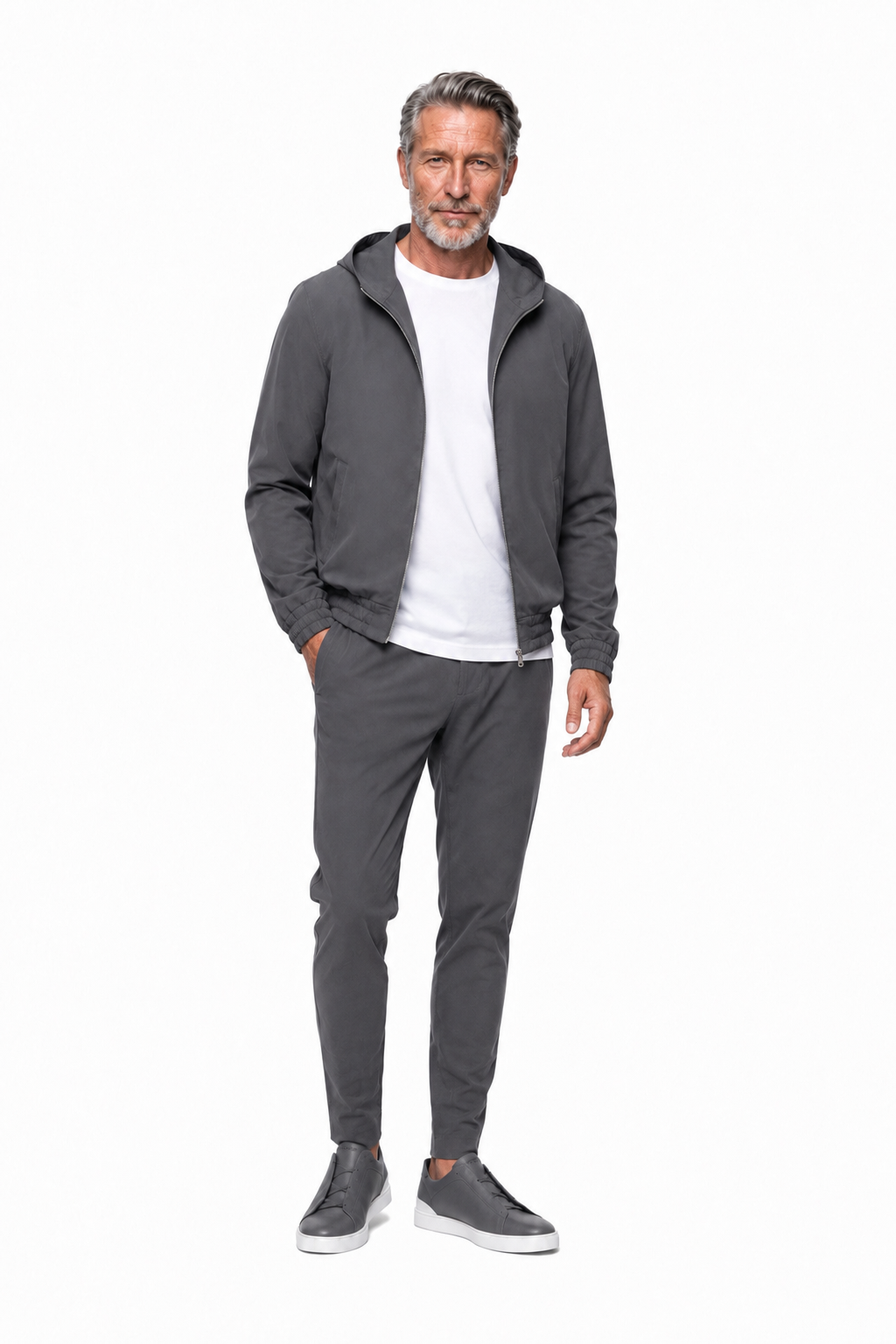 Ensemble travel capuche · Gris anthracite