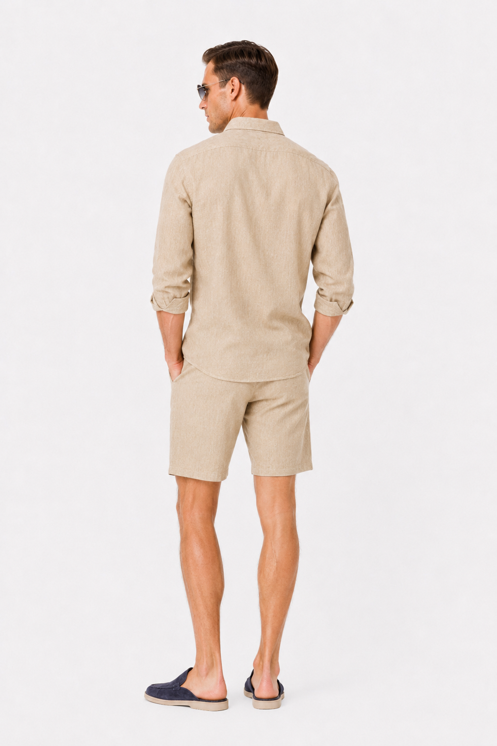 Bermuda lin · Beige