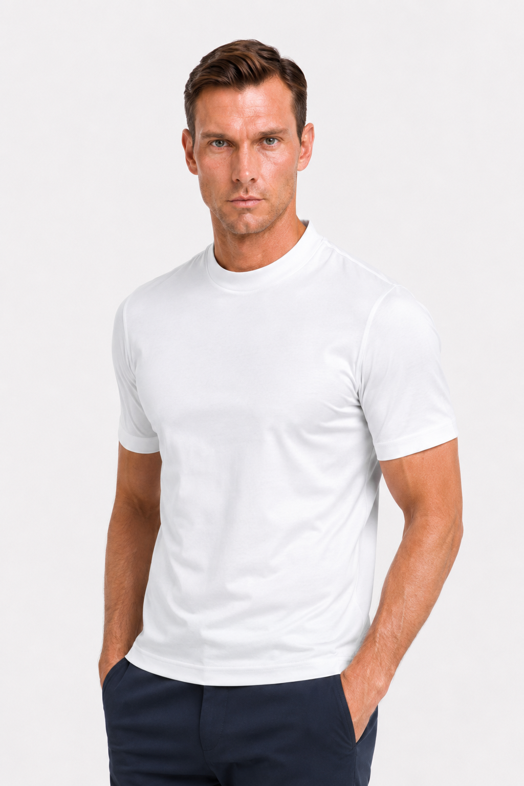 T-shirt mercerisé · Blanc