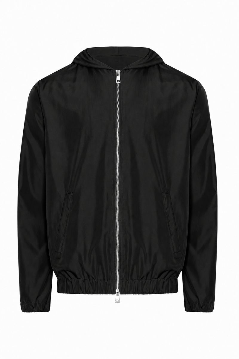 Veste coupe-vent capuche