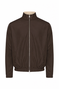 Veste twill stretch · Marron