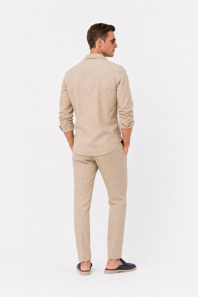 Pantalon lin — vue 3