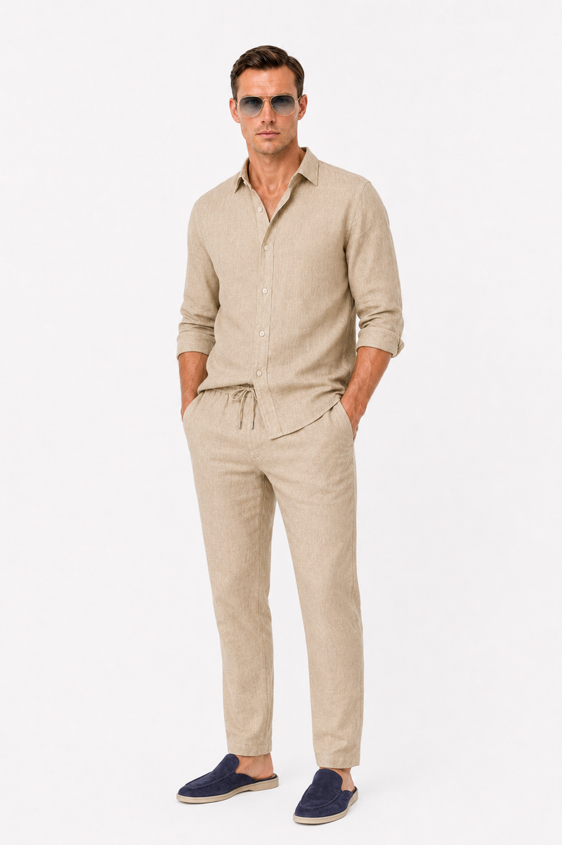 Pantalon lin — vue 2
