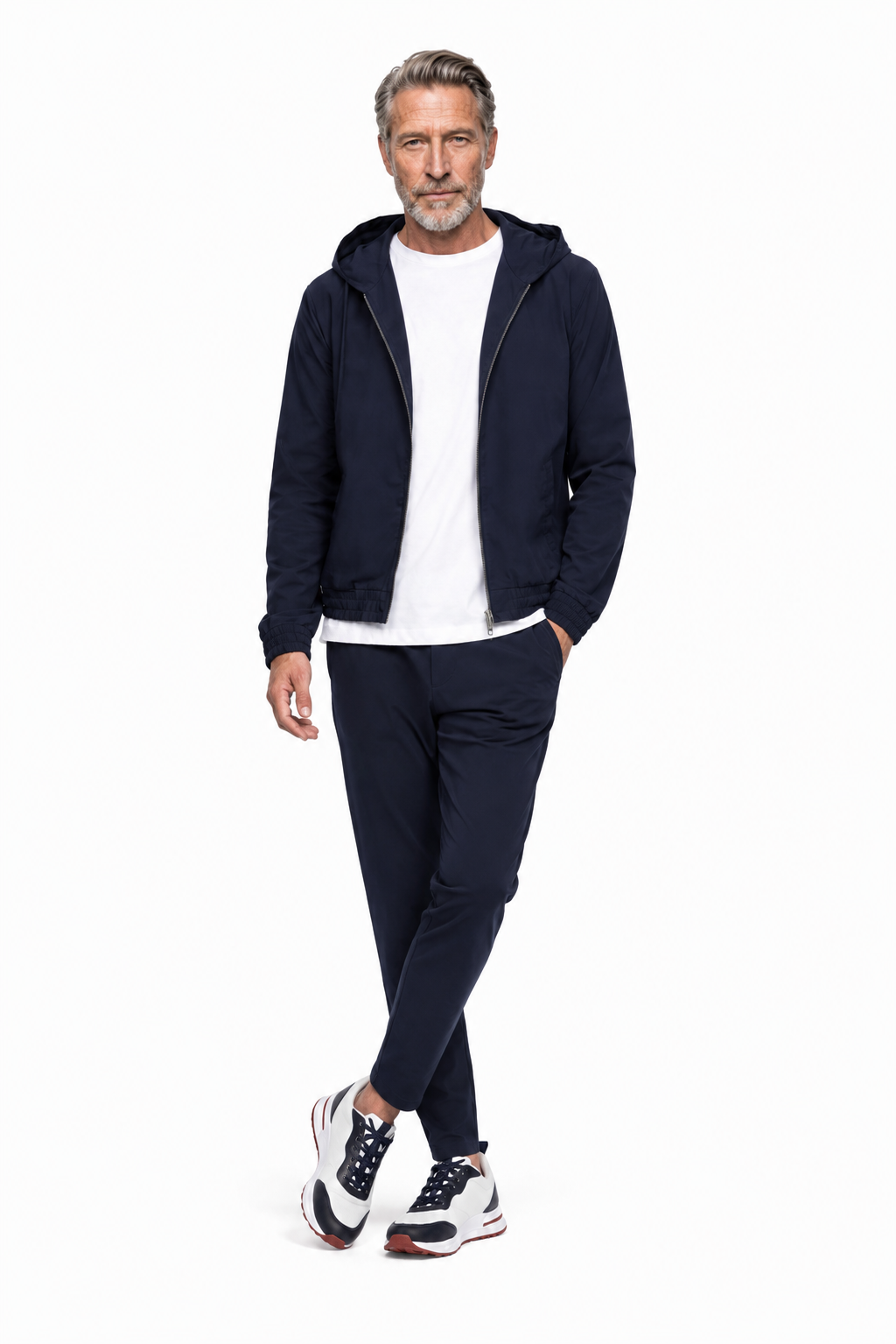 Ensemble travel capuche · Marine